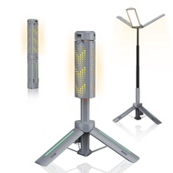 Ready Stock Rechargeable 8000mAh Camping and Work Light with Adjustable Stand 3.4 ft, 3000 Lumen Cor