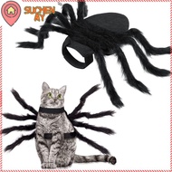 SUCHENMY Pet Spider Costume, Furry Cloth Cat Dog Cosplay Costume, Gift Idea Small Medium Size Spider