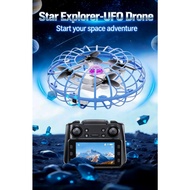 New UFO Quadcopter Remote Control UFO Dual Camera Aerial Camera Drone 360°Rolling Colorful Lights