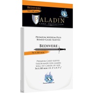 55 Paladin Catan thick card sleeves ("Bedivere") 54x80mm (DOES NOT FIT FAKE CATAN CARDS, $4 off for 