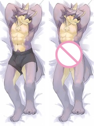 Furry Orcus Dakimakura อะนิเมะ Morenatsu Kouya ปลอกหมอนพิมพ์สองด้าน Hing ที่นอนหมอนร่างกาย