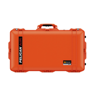 Pelican 1615 Wheeled Air Carry-On Case with Foam Orange