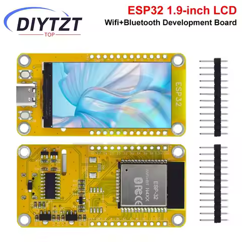 ESP32 HMI 8M PSRAM 16M Flash Arduino LVGL WIFI&Bluetooth CH340 1.9 " 170*320 Smart Display Screen 1.
