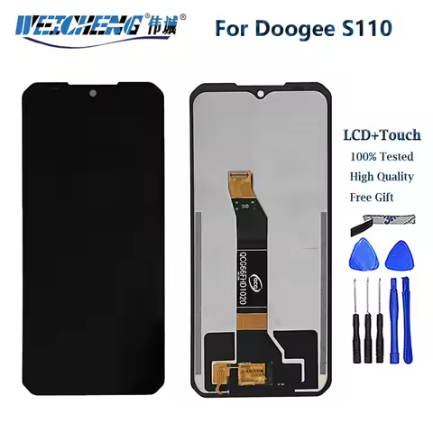 Original 6.58" For DOOGEE S110 LCD Display+Touch Screen Assembly Replacement Tested Well For Doogee 