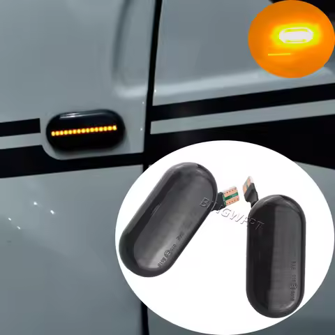 For Renault Clio 1 2 KANGOO MEGANE ESPACE TWINGO MASTER Led Dynamic Side Marker Turn Signal Light Ca