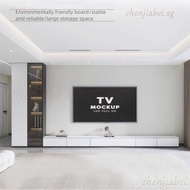 Modern Minimalist TV Cabinet with Large Storage Drawers Living Room Entertainment Unit