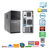 Dell MT CoreTM i7, 3.80GHz, 8-Threads | 8G RAM | 128G SSD + 500G HDD | FirePro V4900 | Serial-Port Windows XP/7/8.1/10