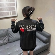 Jacket Bomber Dsquared2 ICON Genuine Red Maple Leaf Mix 2 Layers Wind Anti-Wrinkle Anti-Ruffle Super
