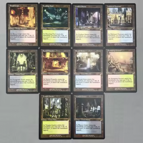 Bundles TCG Cards for Home Play Proxy magic power9 beta fetch lands VMA dual lands shock land The On