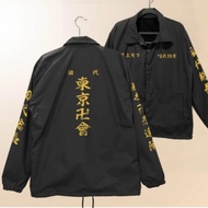 jaket tokyo revengers mikey tokyo manji touman - hitam xxl