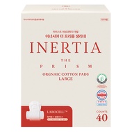 Sanitary Pad 40P Bulk INERTIA The Prism Korean Cotton Cover OCS Certified Large 28cm