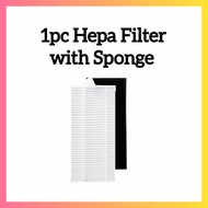 🔥READY STOCK🔥 Suitable for ILIFE T10S Robot Vacuum Accessories Rubber Main Brush Hepa Filter Mop Clo