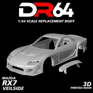 DR64 Body Replacement Hotwheels Mazda RX7 Veilside
