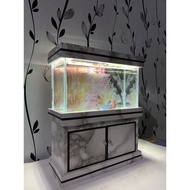 Mini aquarium+Cabinet Wardrobe (1set+ Sand+Lamp)