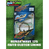 FAITO CLUTCH LINING FOR HONDA WAVE 125