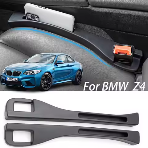 Car Seat Crevice Organizer Storage Seat Gap Filler For BMW Z8 E52 Z4 E85 E86 E89 G29 Roadster Interi