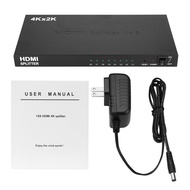 4K 1X8 HDMI Splitter 1 In 8 Out HDMI Splitter 4Kx2K 30Hz HDMI distributor Display Amplifier Converte