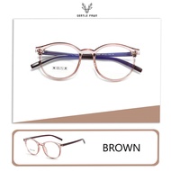 Gentle Fawn Kacamata Anti radiasi Blueray Style Pria Wanita Bisa Minus Bentuk Oval Tr90 CC 8260