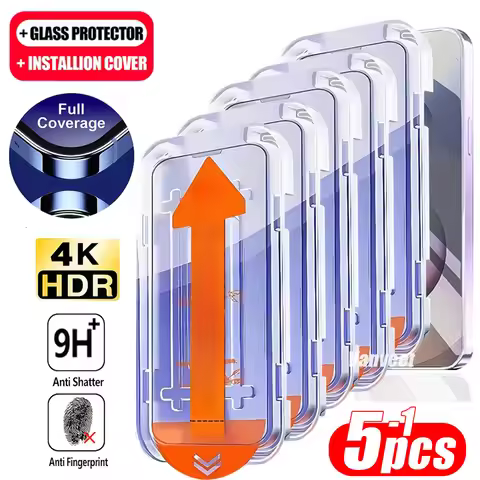 HD Oleophobic Coating Tempered Glass Screen Protector For Xiaomi Poco X6 X7 Pro F7 F6 F5 Pro X4 X3 X