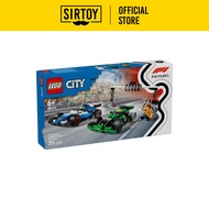 Lego City 60474 F1 Grid With Vcarb & Sauber Race Cars