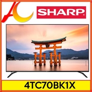 SHARP 4T-C70BK1X 70" DVB-T2 UHD 4K ANDROID SMART LED TV 3YW BY SHARP (4TC70BK1X)