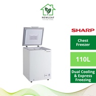 Sharp 110L Chest Freezer with Dual Switch (Freeze/Chill) &amp; Express Freezing SJC118