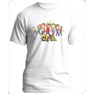 Running Man team cartoon t-shirt  promo price S-5XL