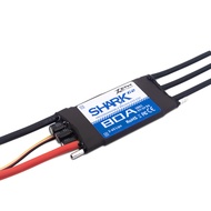 ZTW 32-Bit ESC Shark G2 20A/30A/40A/50A/60A/80A/100A 2-6S SBEC 5V/6V 8A ความเร็วสำหรับ RC เรือใต้น้ำ