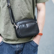 Genuine Leather Sling Bag - Genuine Leather Men's Bag - Leather Sling Bag