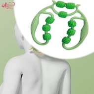 [Abbraccia] Massage Roller 9 Wheels Muscle Roller Handheld 360 Degree Muscle Relaxation Ring