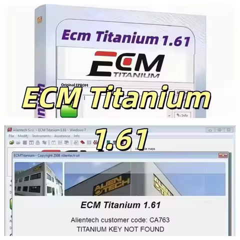 ECM Titanium Pro: 26,000+ Vehicle ECU Tool | Win10 Compatible | Instant Download + USB Option