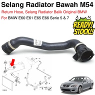 MESIN Lower Radiator Hose bmw E60 E61 E65 E66 M54 Engine Return Hose Original 17127519257
