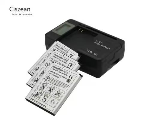 3x BST-33 950mAh Smart Phone Replacement Battery + LCD Charger For K530 K550 K630 K660i K790 K790i K