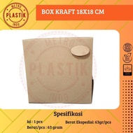 Kraft Box 18x18 | Rice Box | 18 x 18 Brown Food Packaging Box