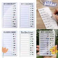 HILDAR Checklist Daily Planner My Chores Plastic Memo Reusable Planning Board