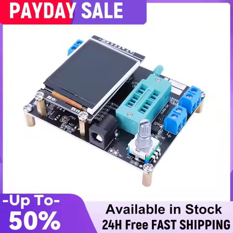 GM328 Transistor Tester LCR Diode Capacitance ESR Voltage Frequency Meter GM328A Diode Capacitance I