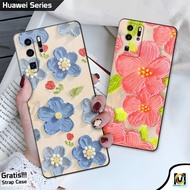 HP Case Huawei P30hp | P30 Pro | P30 Lite | P40 | P40 Pro Latest Floral Motif - Huawei P30 & P40 Ser
