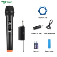 TNW Microphone Wireless Mic Tanpa Kabel Mikrofon Karaoke Musik - Single Mic