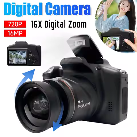 NEW Digital Camera Mini Portable Small Video Camera 16X Digital Zoom Outdoor Digital Video Camera Ph