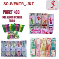 Wedding souvenirs, combs, juice spoons, pearl prayer beads, gogren spoons, packaged base, 400pcs pac