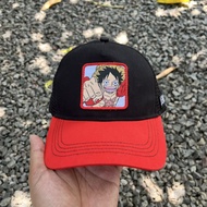 Topi Official One Piece Luffy Vintage anime
