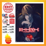 Death Note Poster L Kira misa Light Ryuk Near Mello Anime Poster Wall Poster Decor Wall art Sticker 