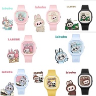 jam boboiboy original jam boboiboy Labubu Children's Watch Girl Girl Cartoon Cute Square High Qualit