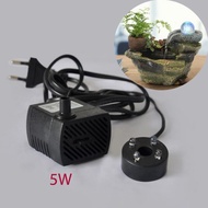 5W submersible pump, with 4 led bulbs