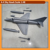 A-4 Sky Hawk Aircraft Miniature 3D Printed PLA Scale 1:48 3D Print Aircraft A4 Skyhawk