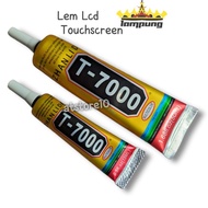 Promo Baru✬ Lem Lcd Handphone T7000 B7000 Hitam Bening Lem T-7000