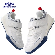 Unisex Fitness Shoes Hard Pulling Squat Training Shoes Professional Hook and Loop Weightlifting Shoe