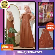 BIG SALE 2022 GAMIS NIBRAS NB A87 TERRACOTA BAJU NIBRAS NBA 87