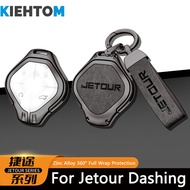 Zinc Alloy Full Wrap Key Cover for Chery Jetour Dashing IDM King PLUS / Jetour DASHING X-1 Plus DTC 