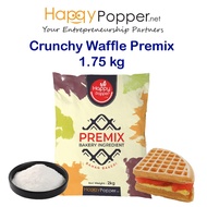 Happypopper Tepung Wafer Premixed Crunchy Cirspy Waffle Powder Premix Mix Flour 1.75 kg Mix Halal 1.